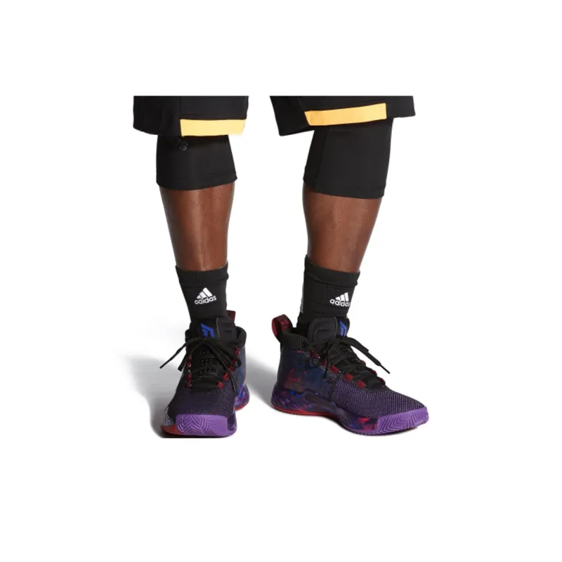 Adidas Dame 5 Lillard Basketball 'Cblack Cburgu Scarle'-4
