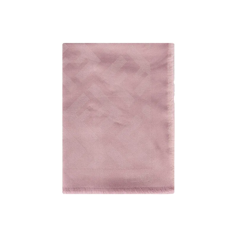 FENDI Wool Knit Scarves Women's Pink-0