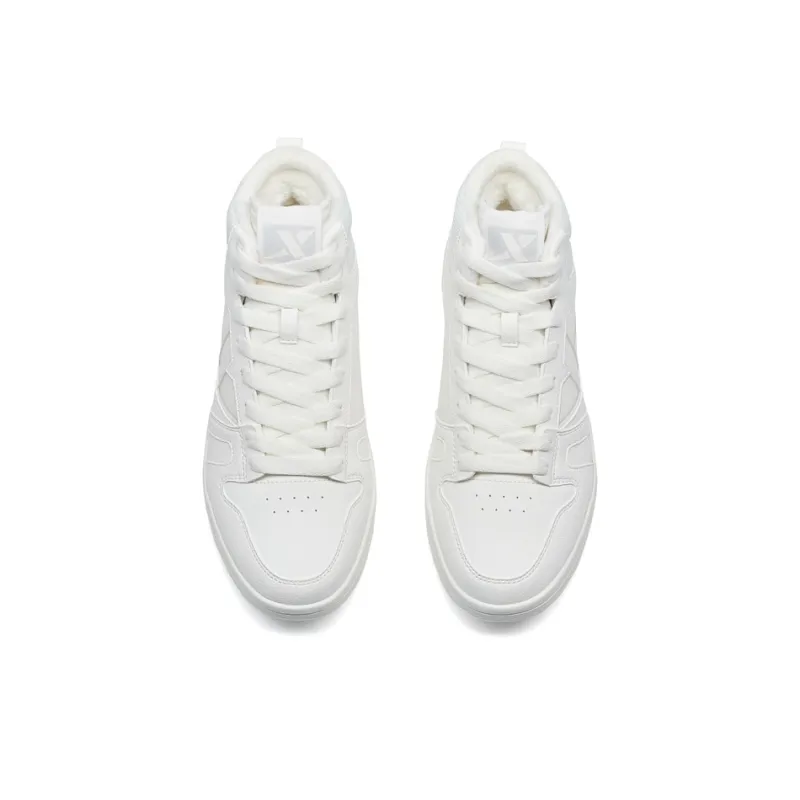 XTEP MAXX LITE Wear Resistant High Top Skateboard Shoes Men's Sail White-5