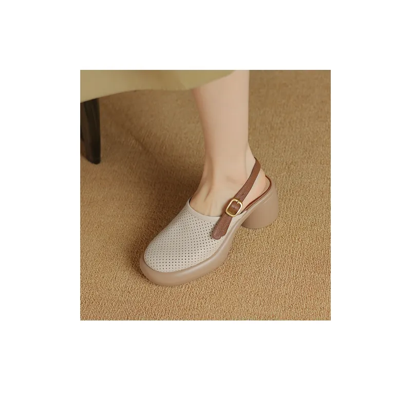 MODERN BELLE Chunky Heel High Heels 7cm Women's-4