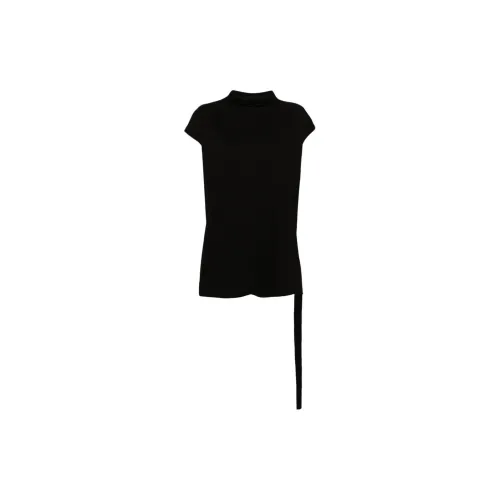 Rick Owens DRKSHDW High-Neck Logo-Jacquard Top