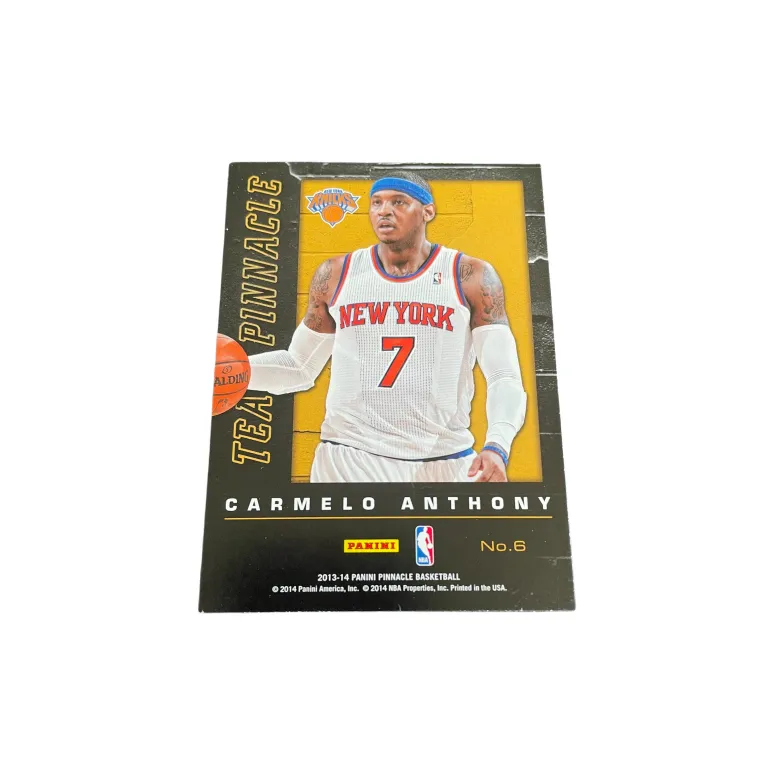 PANINI 2013 14 Pinnacle Knicks Thunder Kevin KD Carmelo Anthony Double T Card Pass Through Sports Cards 1 Pc-1