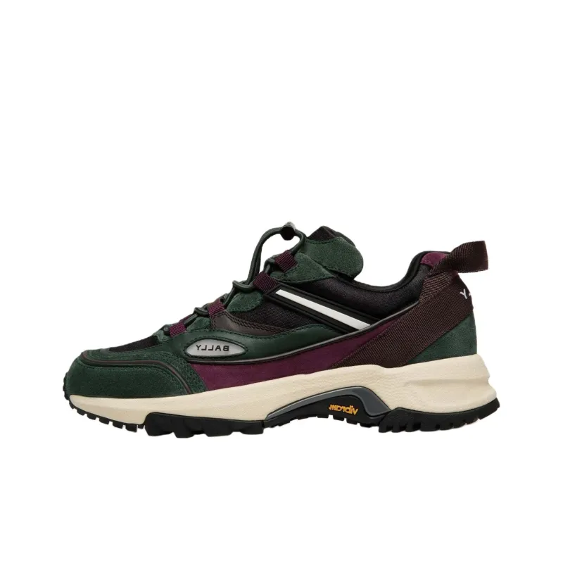 BALLY Faster Low Top Casual Shoes Women's Green-0