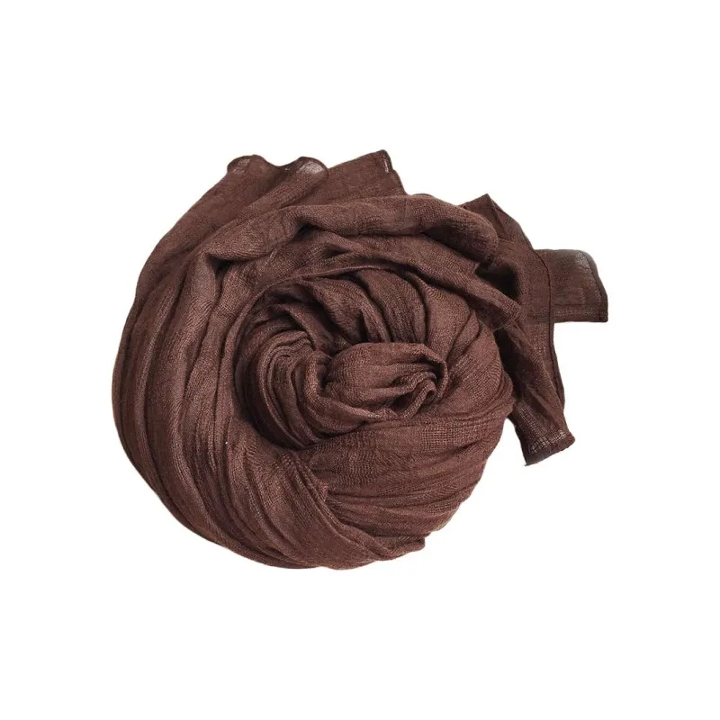 JEANSWEST Polyester Cotton Knit Scarves Unisex-3