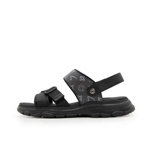 Satchi Beach Sandals Men Black