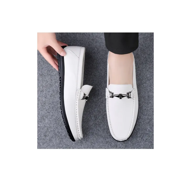 KUPE Gommino Loafers Men Gray-3