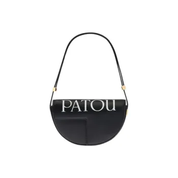 Patou Le Petit Patou Foldover Top Shoulder Bag