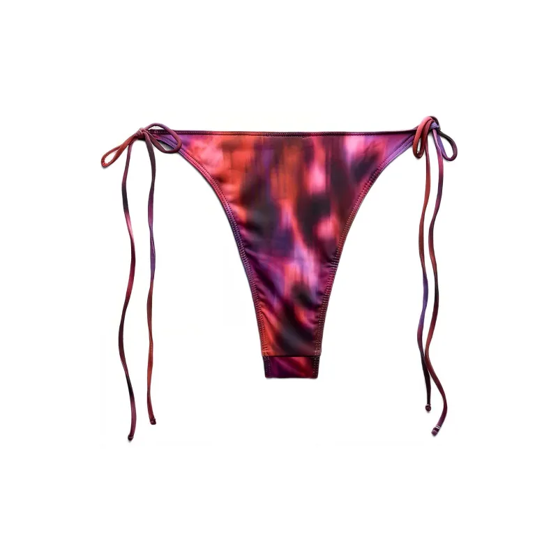 ZARA Bikini Women's Dark Purple Red-1
