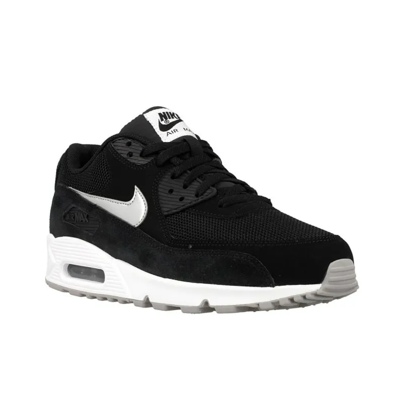 Nike Air Max 90 Anti Slip Wear Resistant Low Top Casual Running Shoes Men's Black-3