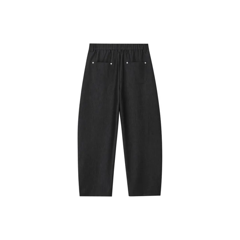 EARL JOEL Casual Pants Men's Denim Black-2