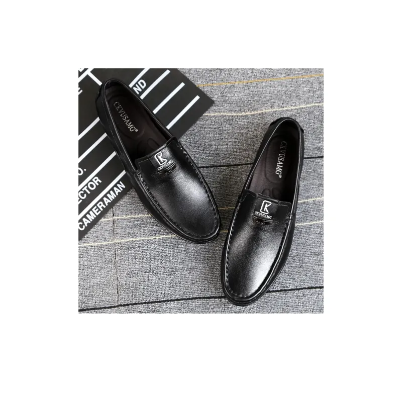 CKVUSAMG Gommino Loafers Unisex Black/White-8
