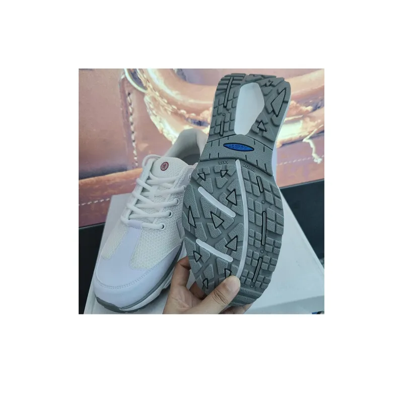 MBT Running Shoes Men Low Top White-6