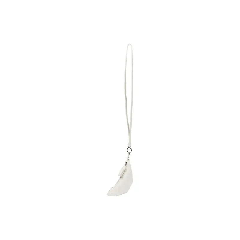Lemaire Cow Leather Coin Purse Unisex White-3