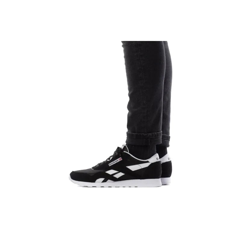Reebok Classic Nylon 'Black White'-6