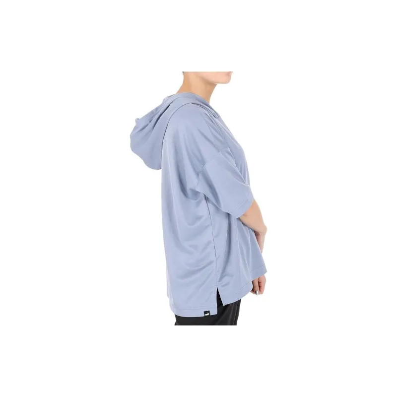 PUMA T-Shirts Women's Gray Blue-4