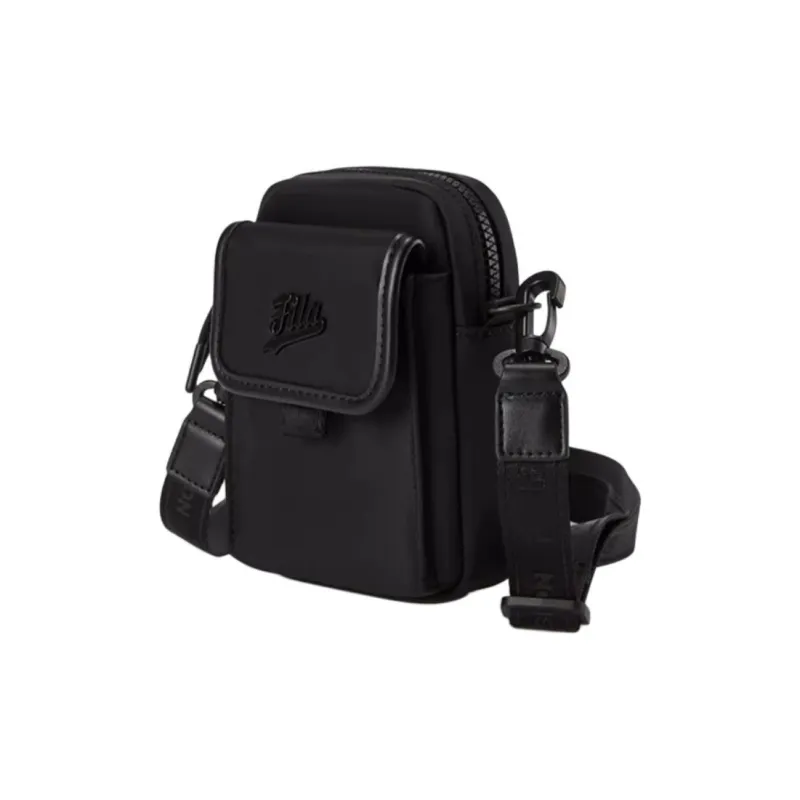 FILA FUSION Fabric Crossbody Bag Shoulder Bag Mini Unisex Pitch Black-2
