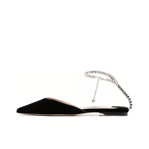 Jimmy Choo Saeda Flat Ballerina Shoes