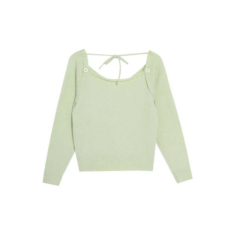 PZHK Knitwear Women's Green-1