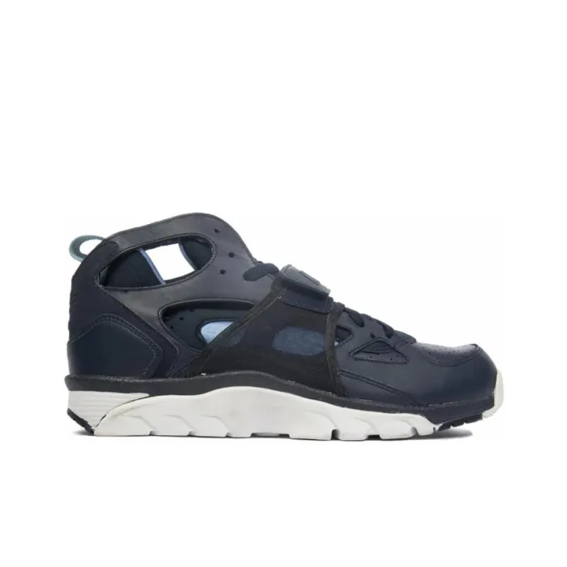 Nike Air Trainer Huarache Anti Slip Wear Resistant Mid Top Casual Shoes Men's Blue-1