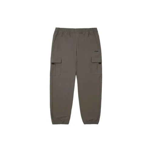 FILA Casual Pants Men Brown