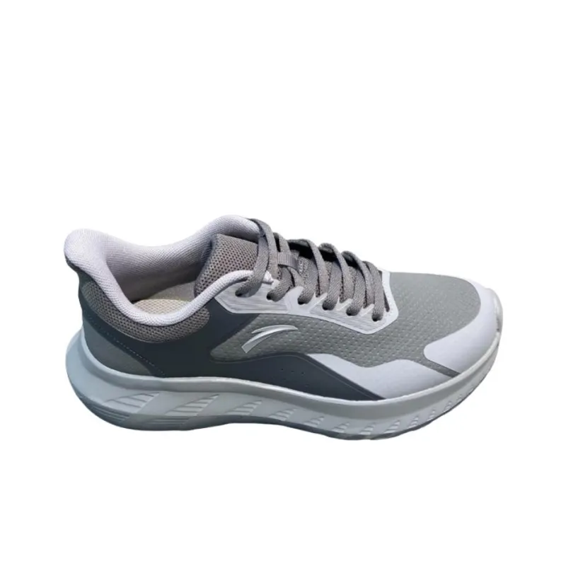 Anta Anti Slip Wear Resistant Low Top Running Shoes Men's Gray-1