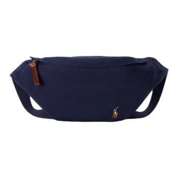 Polo Ralph Lauren Cotton One Shoulder Crossbody Fanny Pack Men's Marine Blue