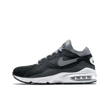 Nike Air Max 93 Anti Slip Wear Resistant Low Top Casual Running Shoes Unisex Blue Black