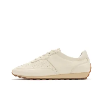 FOOT INDUSTRY Low Top Running Shoes Unisex Antique White Color