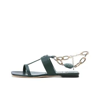 Jimmy Choo One Strap Sandals Women's Dark Green