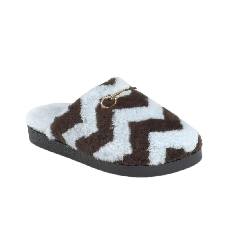 Inuikii Wrap-toe Slippers Women's Blue Black-3