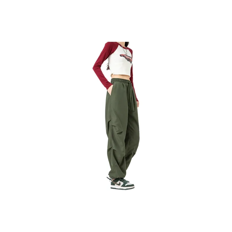 NOTFORMAD Casual Pants Unisex Khaki-15