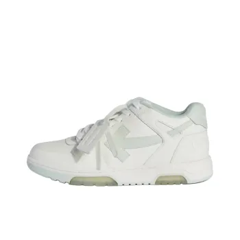OFF WHITE Out Of Office Ooo Low Tops White Green Mint