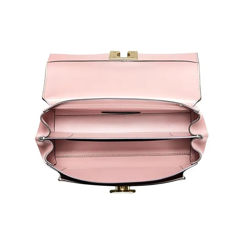MICHAEL KORS Lita Leather Handbag Shoulder Bag Crossbody Bag Medium Size Women's Ballet Pink-3