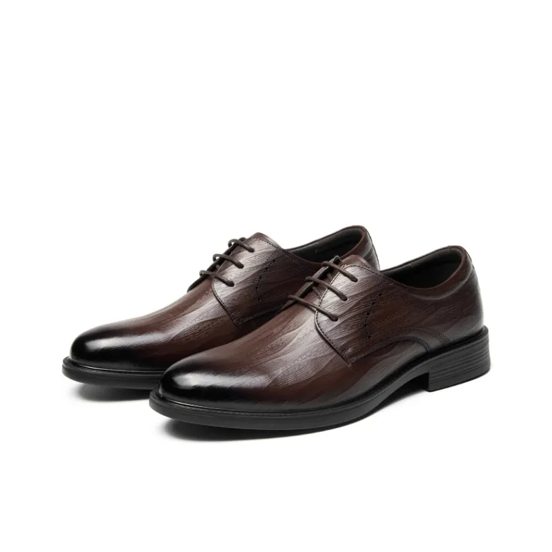 AOKANG Dress Shoes Men Low Top None-11