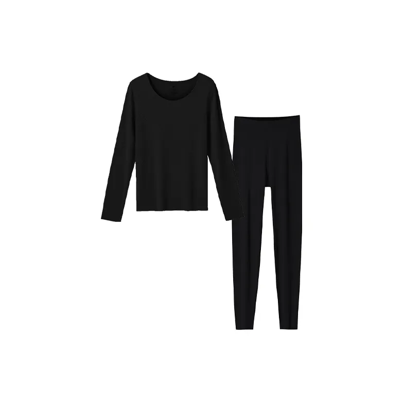 Ubras Muscle bottomed Clothing Series Thermal Set Women's-82