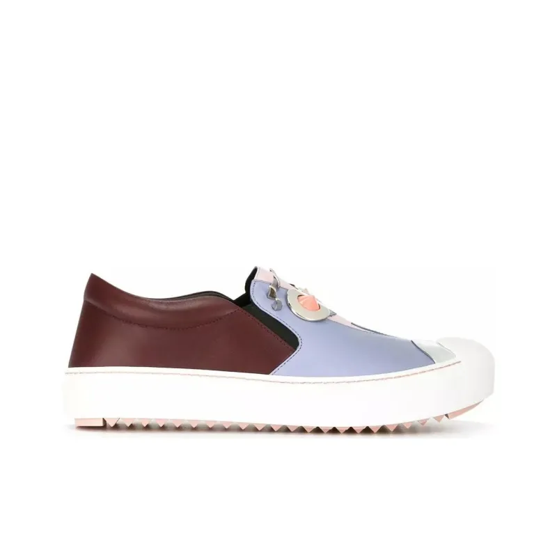 FENDI Skateboard Shoes Women's Purple-1