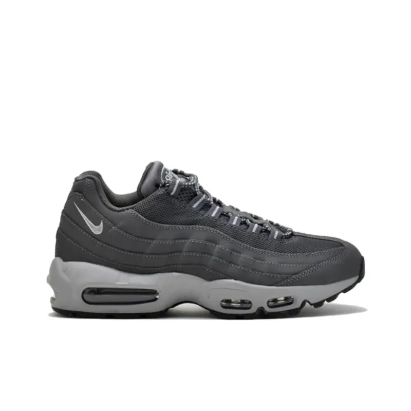 Nike Air Max 95 Anti Slip Wear Resistant Low Top Casual Shoes Men's Gray-1