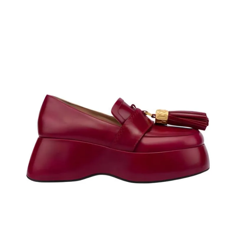 MOSCHINO Loafers Women's Red-1