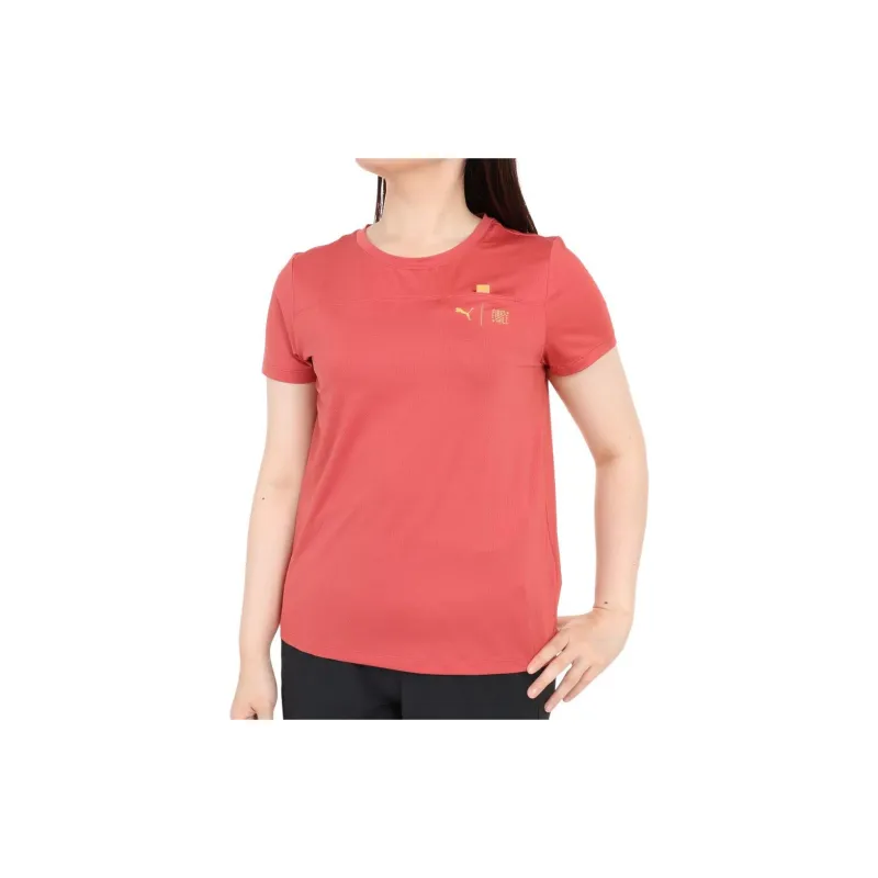 PUMA T Shirts Women's Red-4