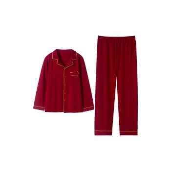 Dream Heart Pajama Set Men's Red