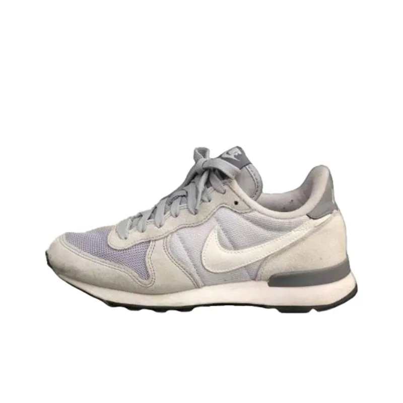 Nike Internationalist Anti-Slip Wear-Resistant Low-Top Casual Running Shoes Women's Gray-0