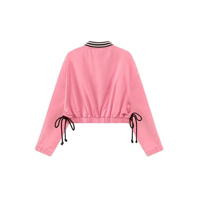 CHUU Cropped Coats Women's Pink-1