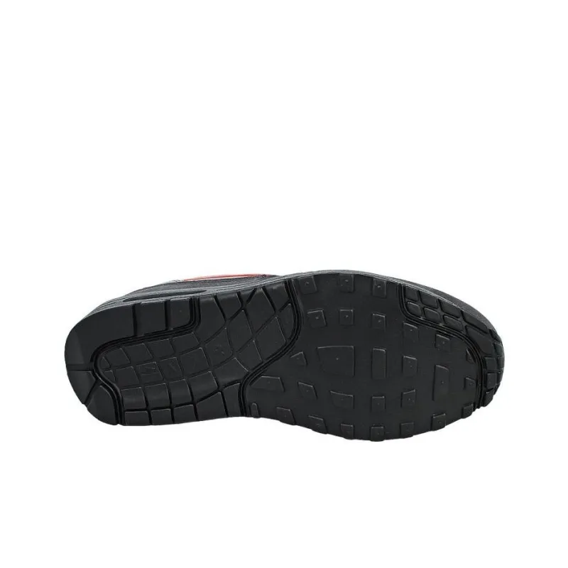 Nike Air Max 1 Anti-Slip Wear-Resistant Low-Top Casual Shoes Men's Black Gray-4