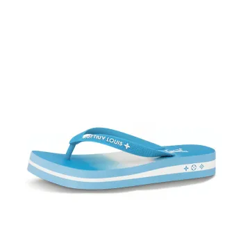 LOUIS VUITTON Arcade Flip Flops Women's Blue