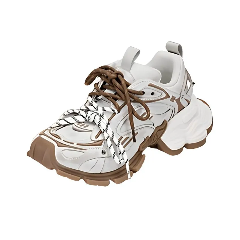 SUGARSU Low Top Chunky Sneakers Women's White-0