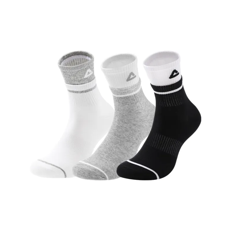 PEAK Knee High Socks Unisex 3 Pack-8