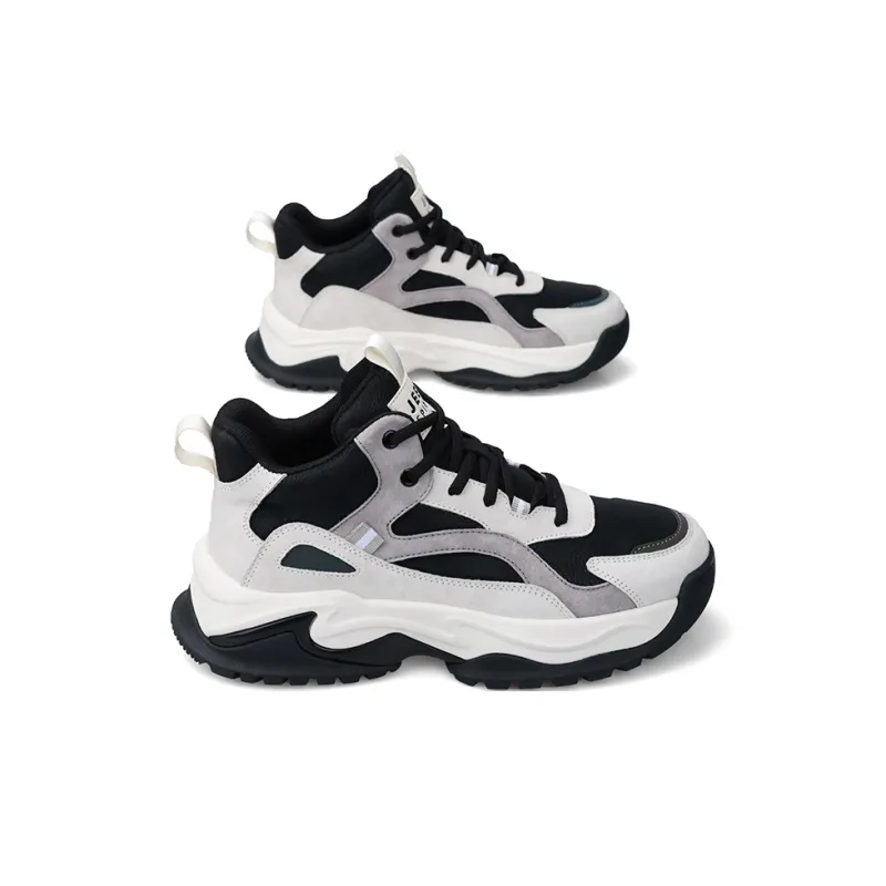 JEEP SPIRIT Cushioning Anti-Slip And Wear-Resistant Low-Top Chunky Sneakers Men's-1