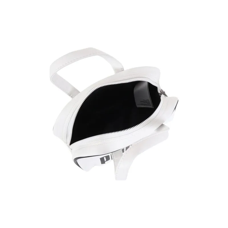 PUMA Synthetic Leather Boston Bag Handbag Trumpets Unisex White-5