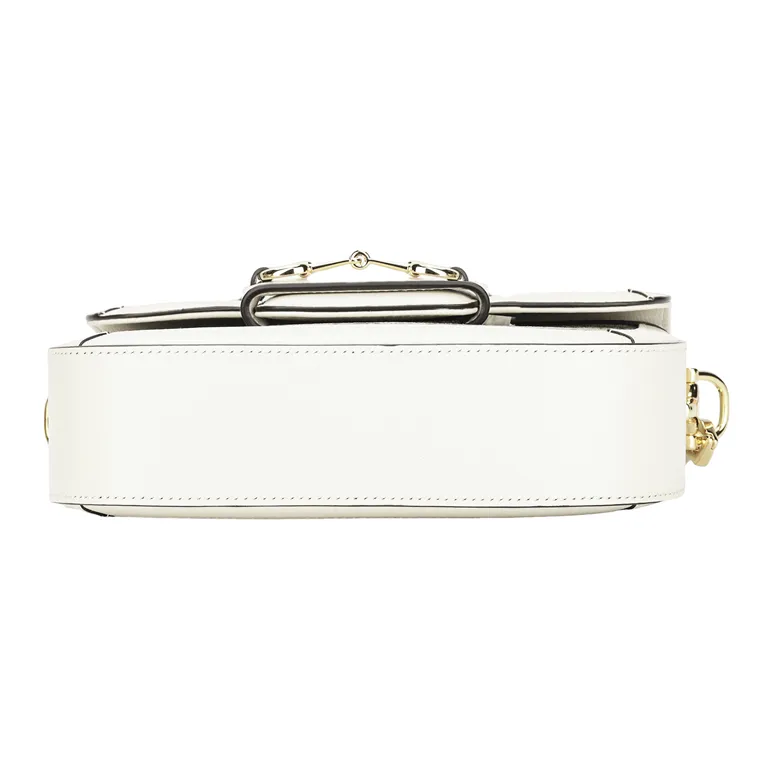 GUCCI Horsebit 1955 Mini Bag Beige/White-6