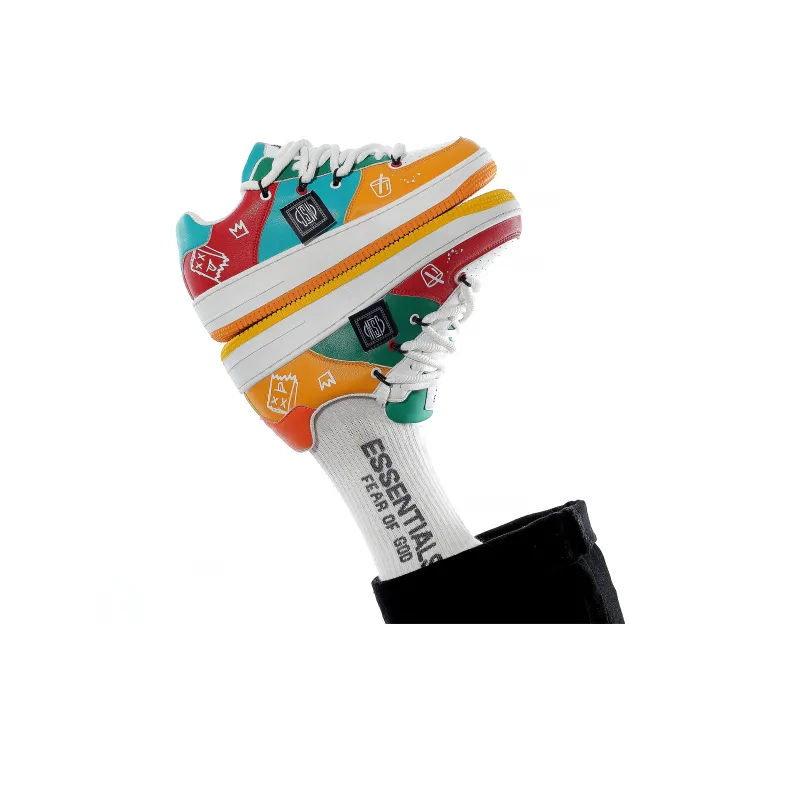 JEANSWEST Anti Slip And Wear Resistant Height Increasing Low Top Skateboard Shoes Unisex-3